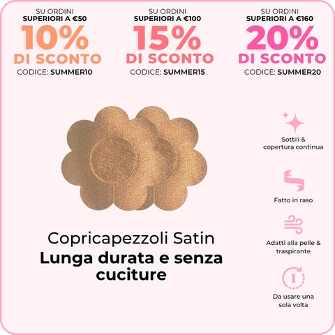 Copricapezzoli Satin