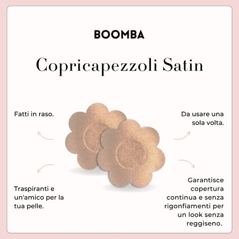 Copricapezzoli Satin